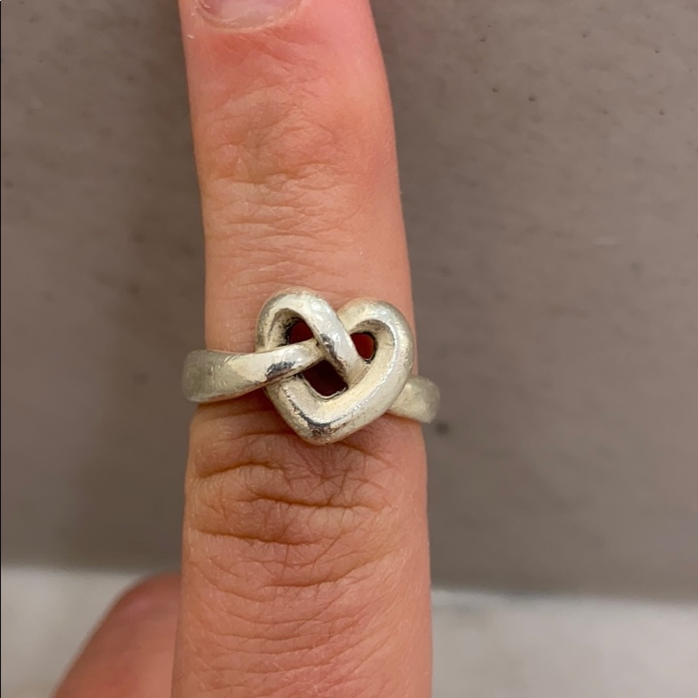 James Avery sterling silver heart ring